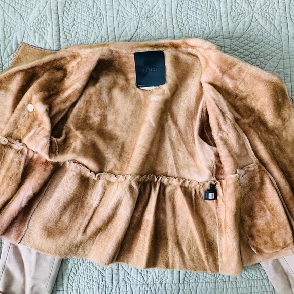 FENDI Shearling Coat - Picture 6 of 8